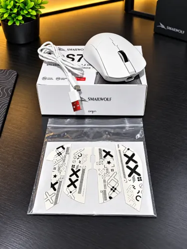 Mouse Gamer Sem Fio Smailwolf RS7 PAW3311 20000 DPI 1000Hz