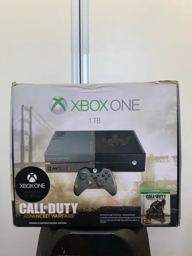Console Xbox One 1tb edição LIMITADA Call of Duty Advanced Warfare