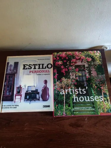 Livros importados de decoração