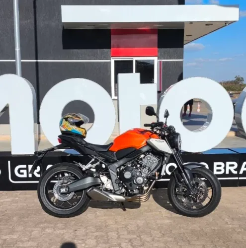 CB650R 2024 Laranja - na garantia
