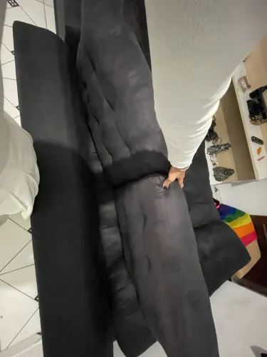 Sofá Modular Preto - Grande e Muito Confortável