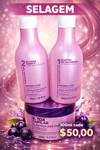 Selagem plasticas dos fios 300ml