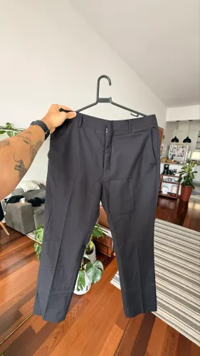 Calça social Dudalina 42, alfaiataria, preta