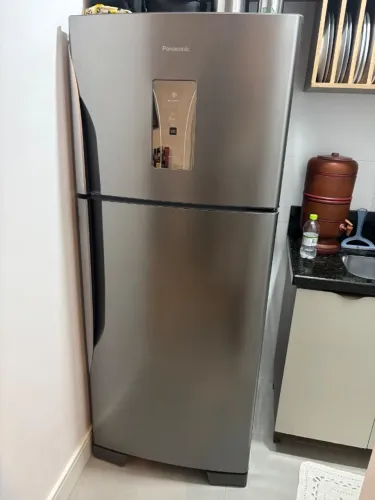 Geladeira Inox 435L Panasonic
