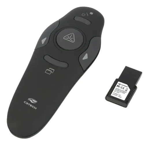 APRESENTADOR S/FIO PRETO AP-400 BLISTER C3TECH