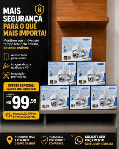 Camera Wi-fi + instalação