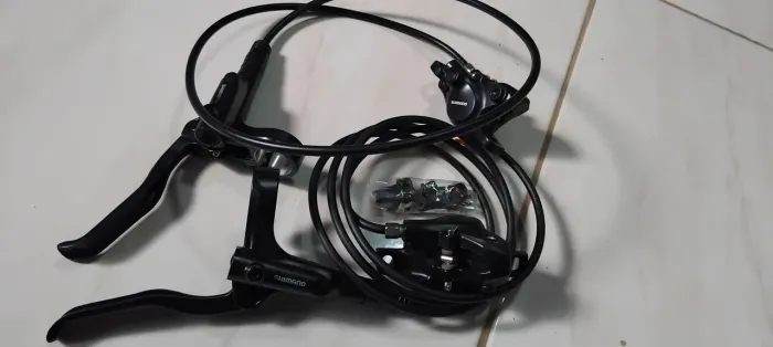 Par de freio hidráulico shimano mt200