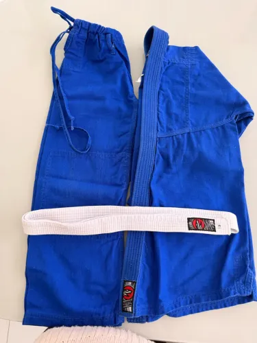 Kit Infantil Completo Kimono Jiu-Jitsu Naja Azul M4 | Vila Velha, ES