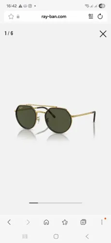 Óculos Feminino Ray-ban Dourado RB3765