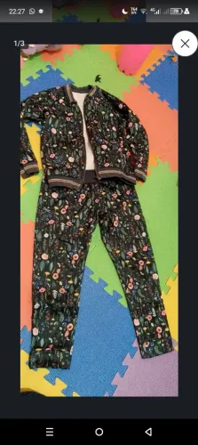 Conjunto calça e casaco infantil