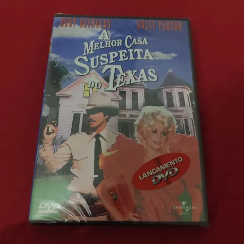 DVD A Melhor Casa Suspeita do Texas com Dolly Parton - Lacrado e Original