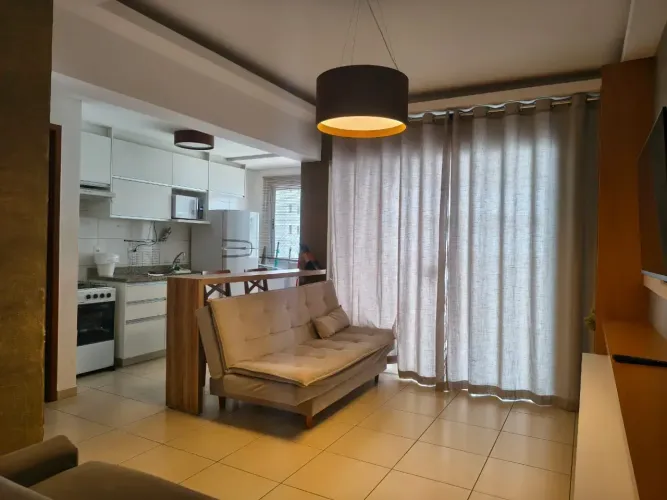 Vendo Apartamento mobiliado no jardim Goiás com 2 quartos 1 suíte com churrasqueira