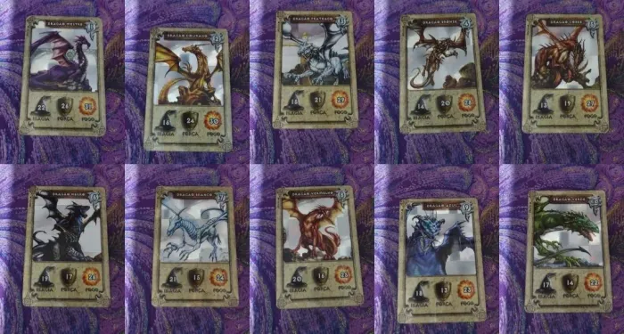 Os 10 Dragões Prateados Dracomania Elmas Chips Originais!