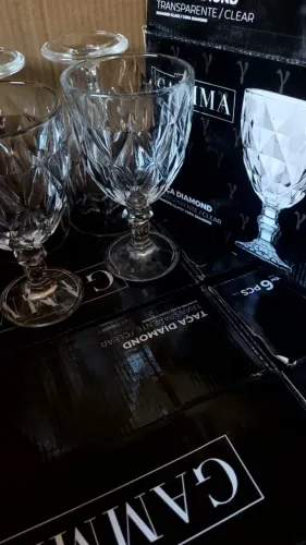 taças de cristal