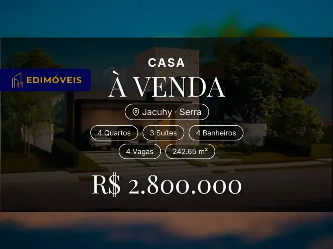 Linda casa em Jacuhy: Conforto, privacidade e área gourmet esperam por você!