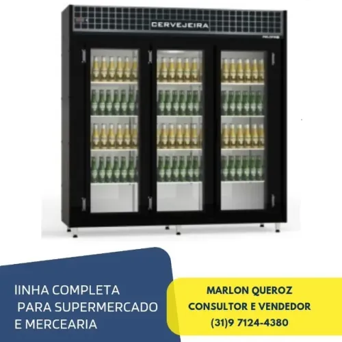 Cervejeira 3 Portas Polo Frio 220v Nova