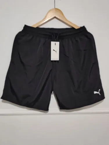 Short Puma bordado preto
