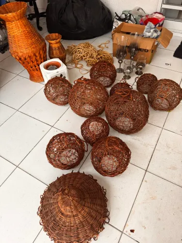 Luminárias de cipó de Minas Gerais