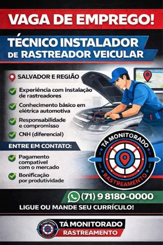 Vaga para Instalador 