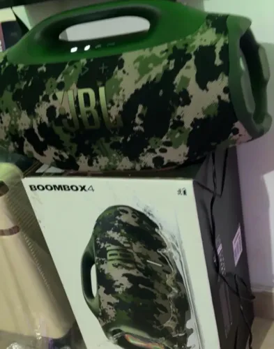 JBL BOOMBOX 4 CAMUFLADA. R$ 20000