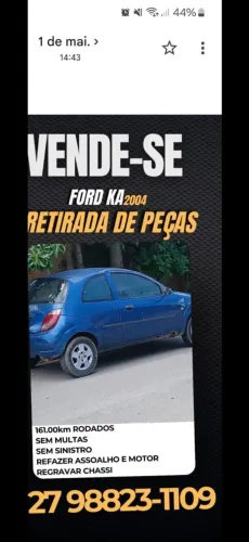 Ford KA GL 1.0i Zetec Rocam 2004