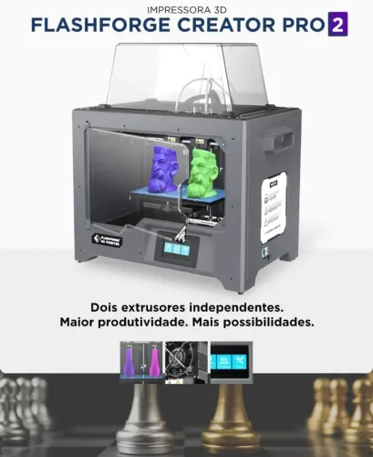 Impressora 3D flashforge creator pro 2 