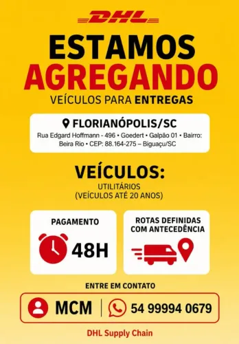 Motorista com veículo utilitário