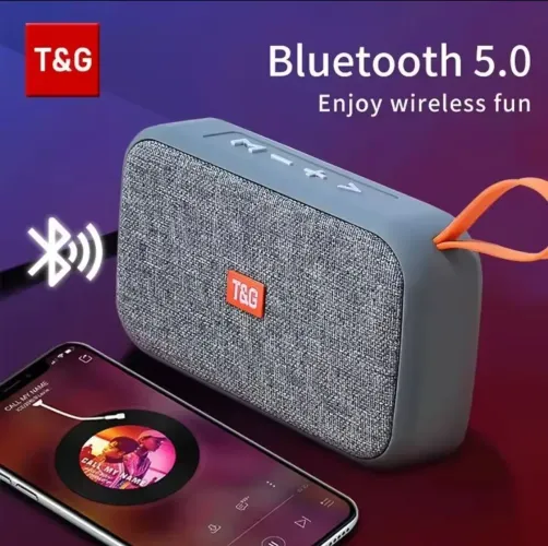 Caxinha de som Bluetooth com rádio
