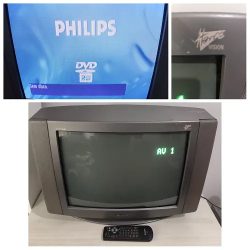Tv Tubo 21 Polegadas Sharp