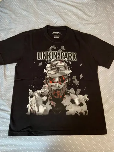 Camiseta Linkin Park M 100% Algodão Stamp