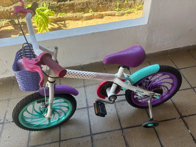 Bicicleta infantil Caloi aro 16