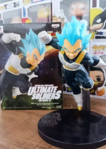Vegeta SSJ Blue Dragon Ball Super The Movie Ultimate Soldiers - Original com caixa