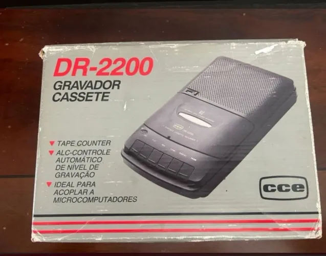 Gravador cce dr 2200 na caixa.
