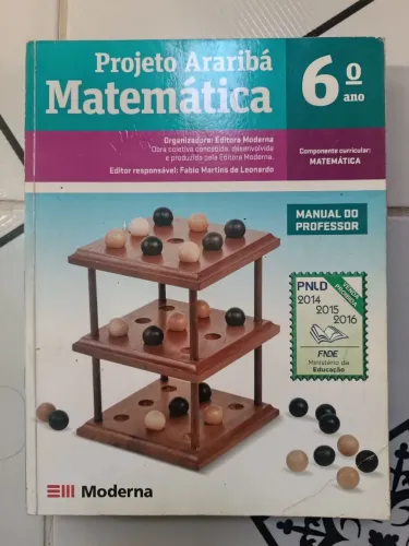 Livro de Matemática - 6° ano. Livro do professor.