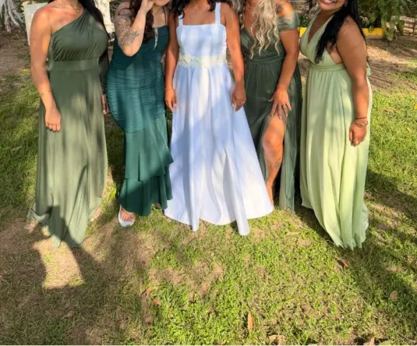 Vestido de noiva minimalista