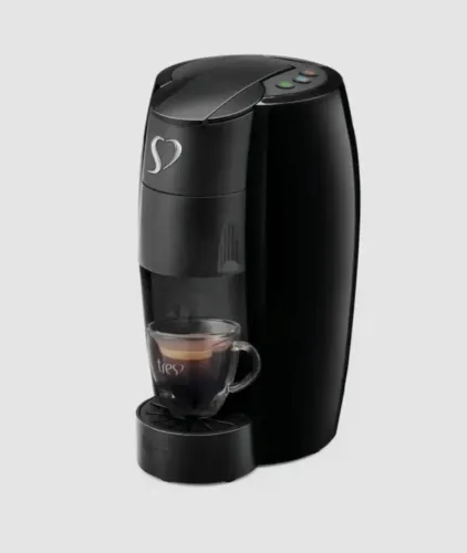 Cafeteira 3 corações+suporte pra cápsulas