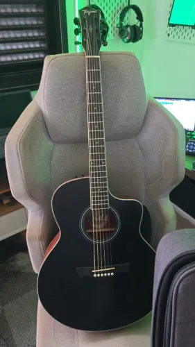 Violão Eletroacústico Tagima Hampton Eq Com Capa Acolchoada Cordas de Aço Troco