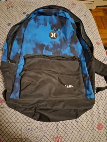 Mochila Hurley Original Azul e Preta - Resistente e Estilosa