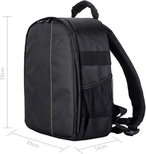 Mochila Fotografo Impermeável Compacta p Câmeras e drone Preta e Cinza