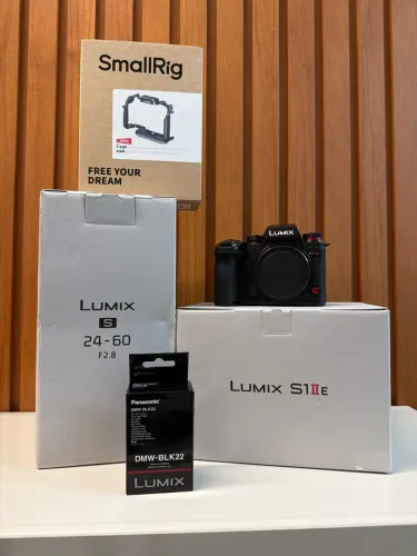 Camera Panasonic lumix S1 ll E mirrored+ Lente S24-60 F2.8 l mount