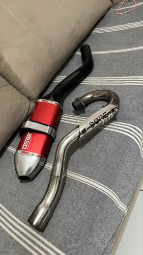 Escapamento dore retro da bros 160 ou xre 190
