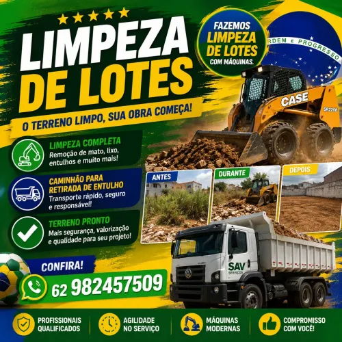 Limpeza de lotes