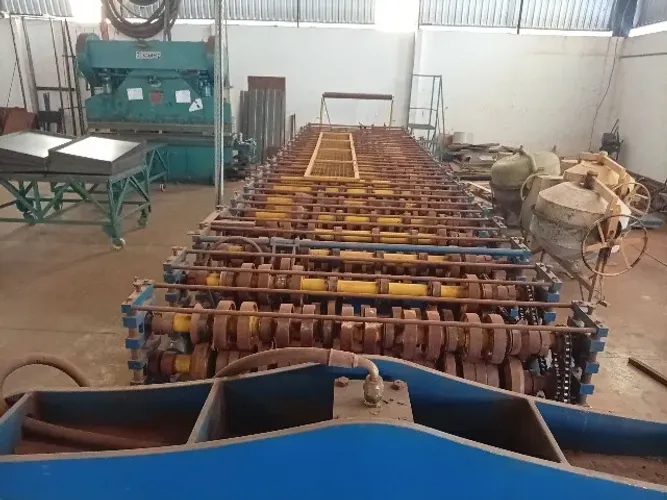 Linha Completa de Perfiladeira de Telhas Metálicas Automática 
