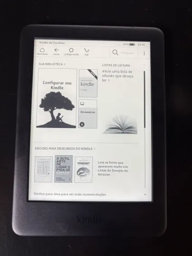 Kindle 10ª Geração 8GB - Impecável - Wi-Fi - 6"