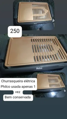 Churrasqueira elétrica Philco 250