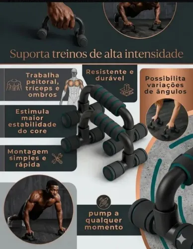 Suportes para flexão solo - Push-Up Bars
