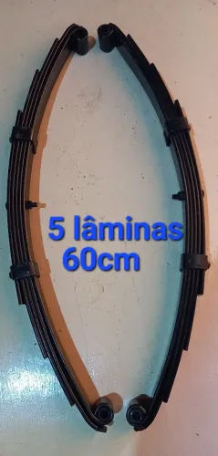 Par feixes molas carretinha 5 lâminas 60cm 