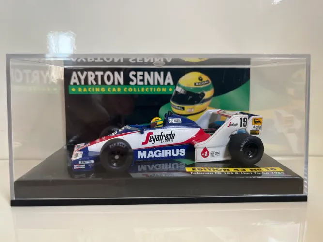 Ayrton Senna 1:43 F1 Minichamps Edition 43 N:10 Toleman TG 183 B-Hart Turbo 1984