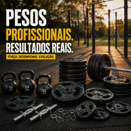 Barras montadas musculação em casa ou na academia
