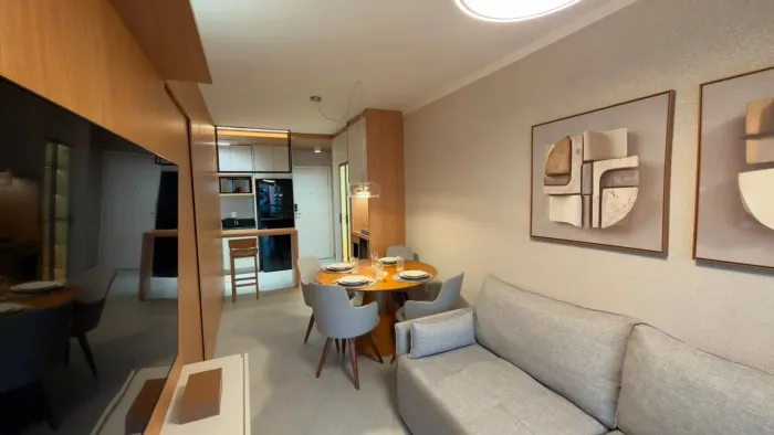 Apartamento locação com 2 Quartos no Edifício Da Vinci Bauru Mobiliado e Reformado